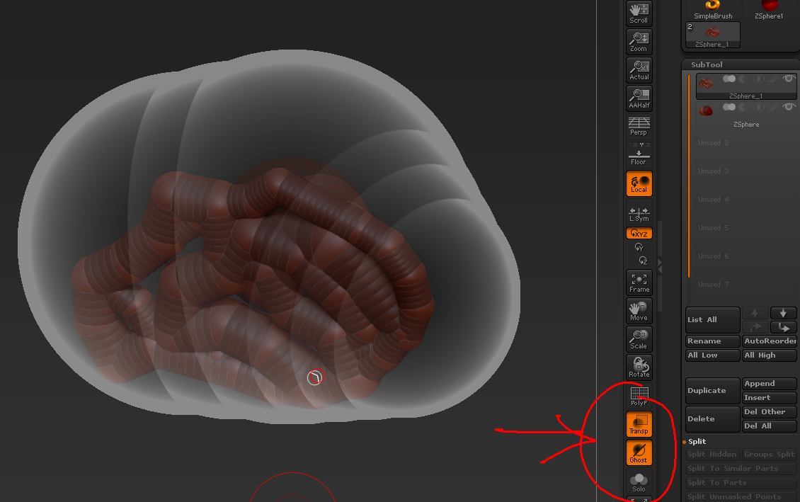Subtools with Different Materials How? ZBrushCentral