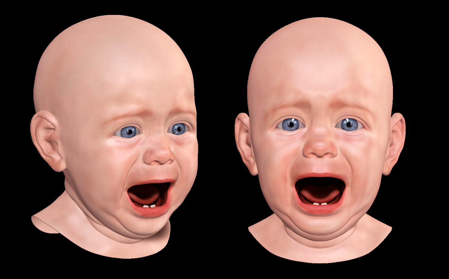 Crying baby bust ZBrushCentral
