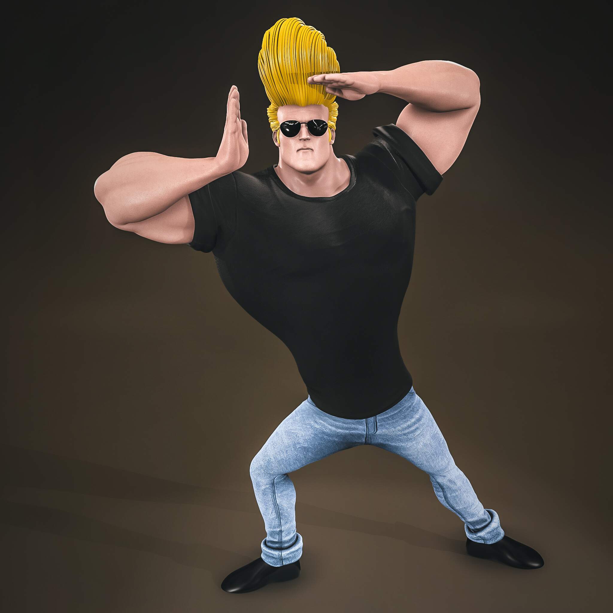 Johnny Bravo - ZBrushCentral