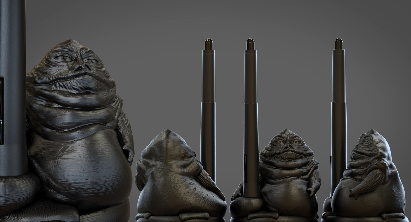 Custom 3d Printed Wacom Pen Holders Zbrushcentral