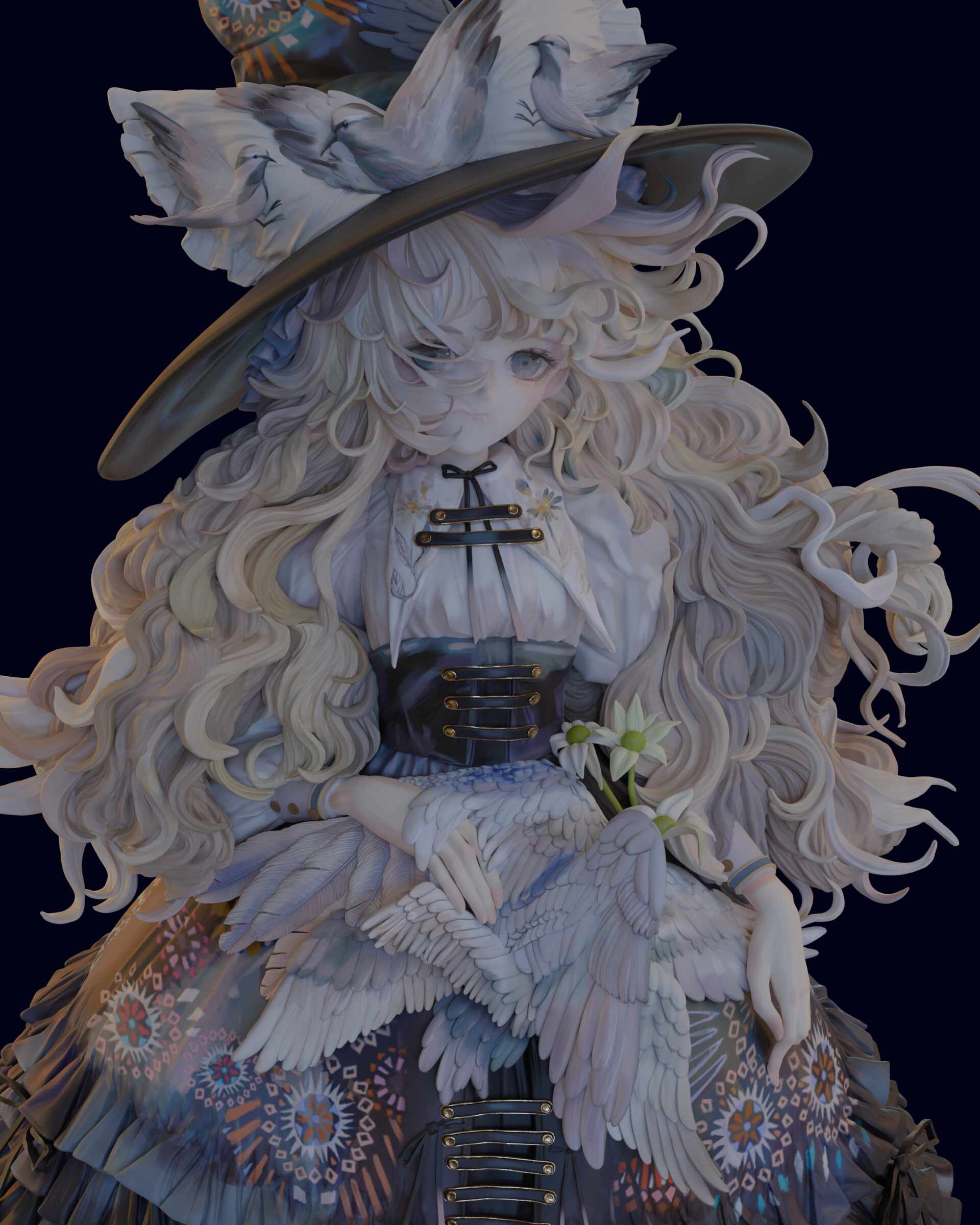 霧雨と羽休め---Misty Rain and Resting Wings - #3 by PixoPaul