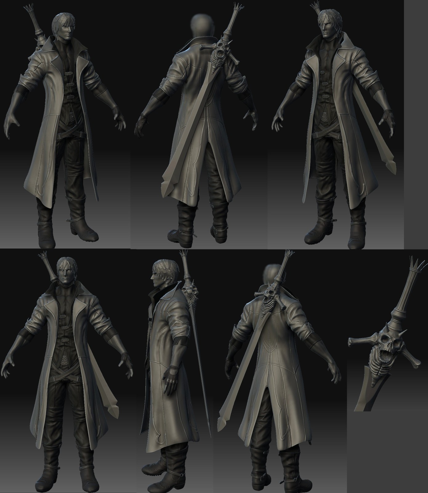 Dante - Devil May Cry 3 - ZBrushCentral