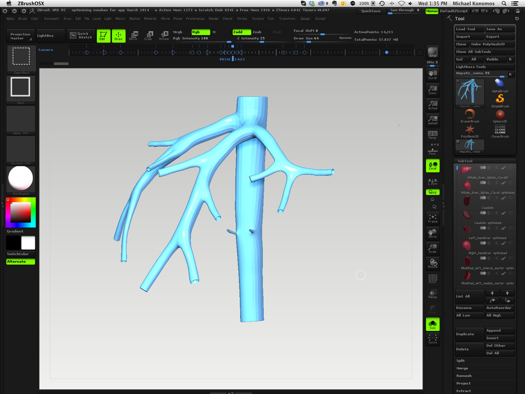 software for medical illustration zbrush