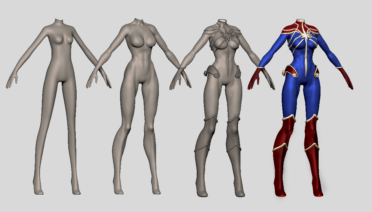 Captain Marvel Body WIP - Front.jpg