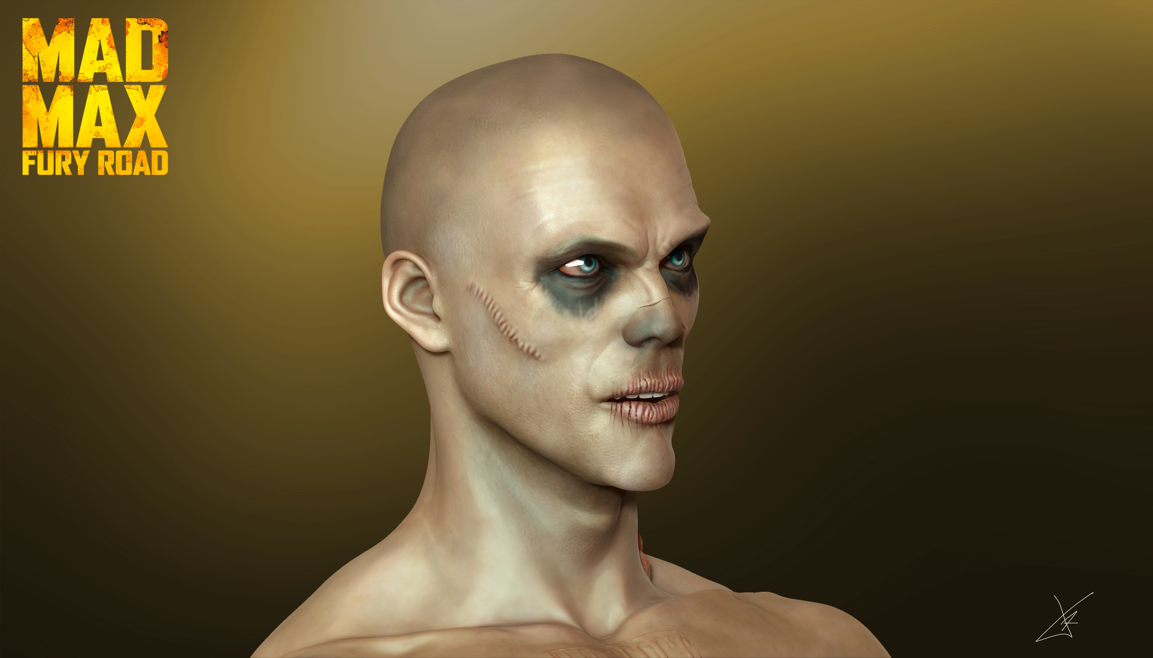 Nux, Mad Max Fury Road Character ZBrushCentral