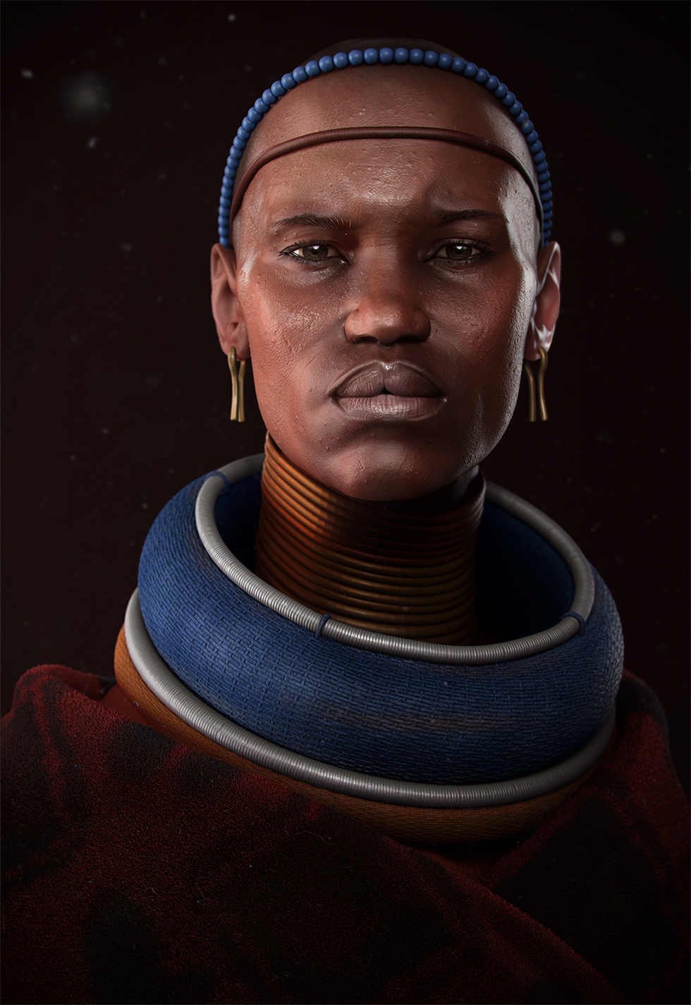 We finally get a Native African style character, between the neck rings and  the Umgadi she serves is a Zulu African word meaning guardian. :  r/MortalKombat