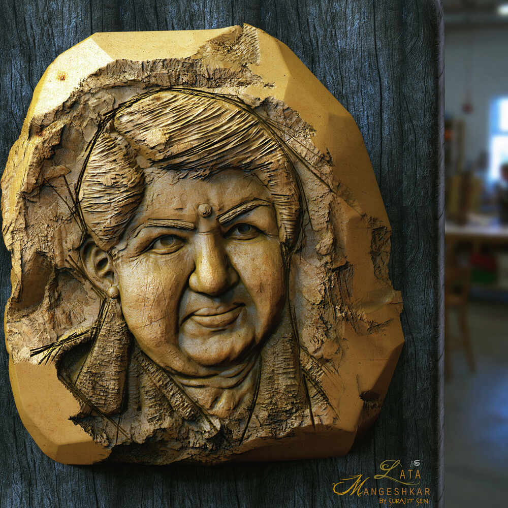 Lata_Mangeshkar_Digital_Sculpture_SurajitSen_March2022_L