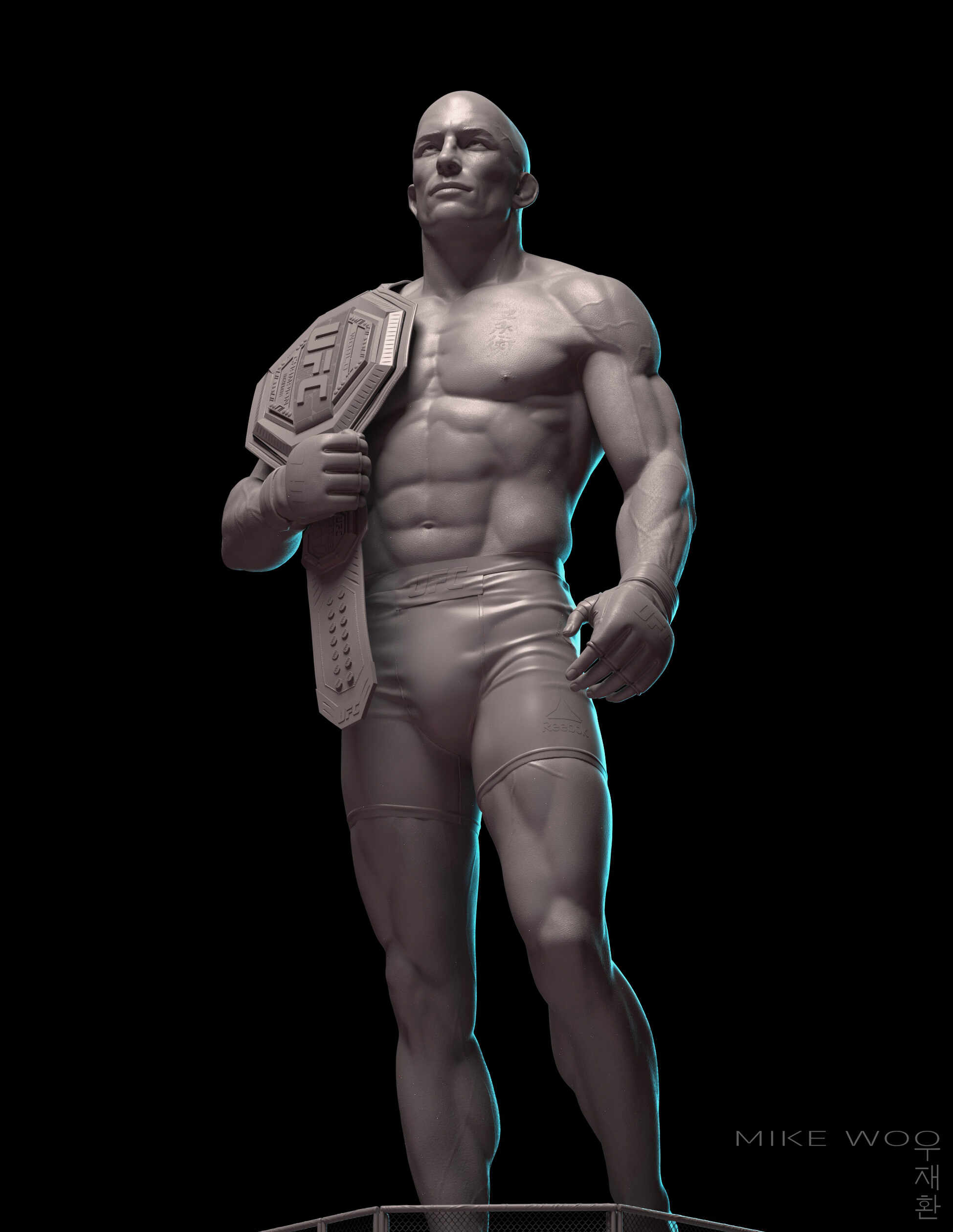 UFC Fighter Figurine Portfolio Piece - ZBrushCentral