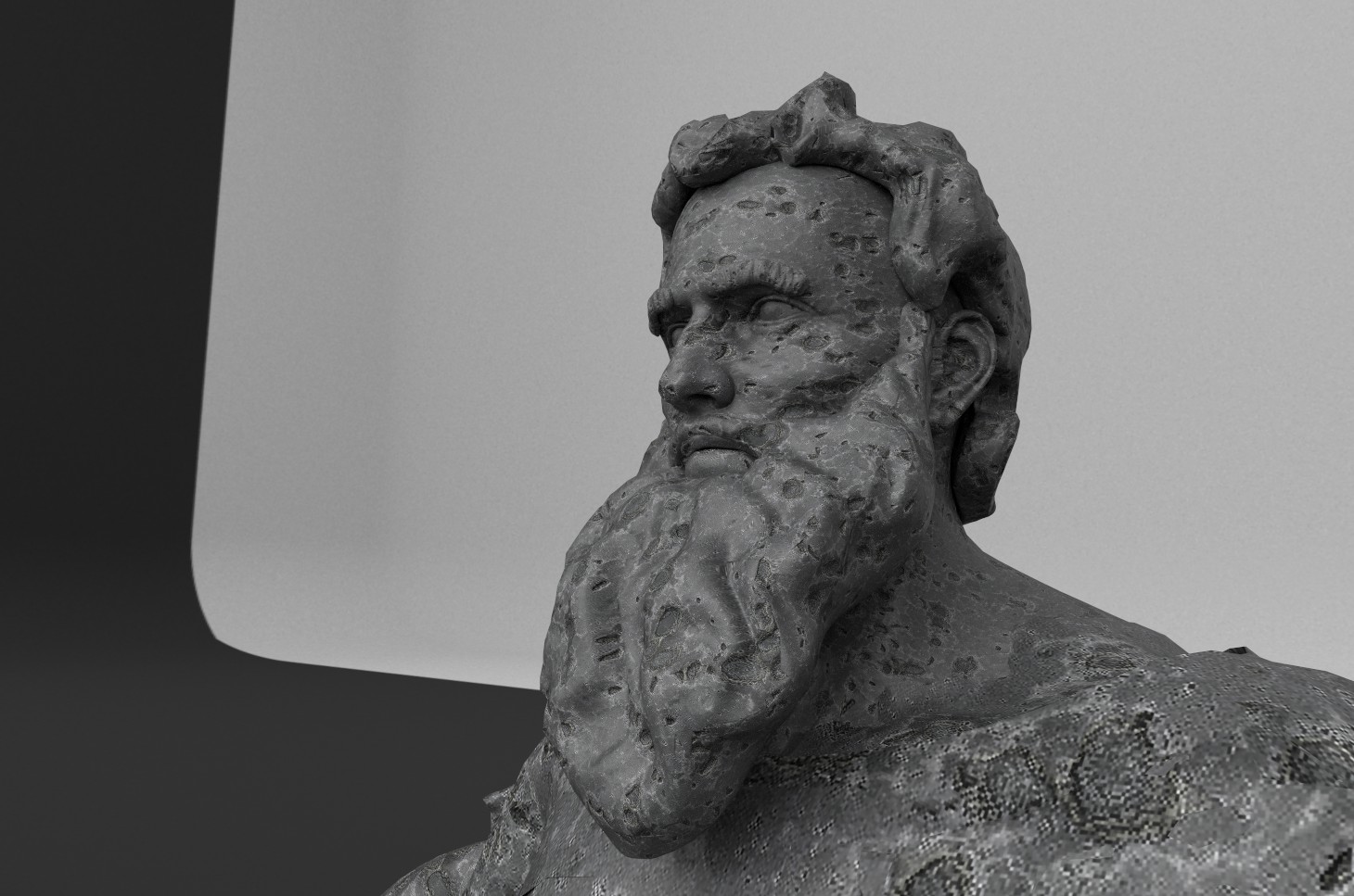 Zeus S Statue For Unreal Zbrushcentral Zeus or poseidon ceramic sculpture bust ancient greek artifact. zeus s statue for unreal zbrushcentral