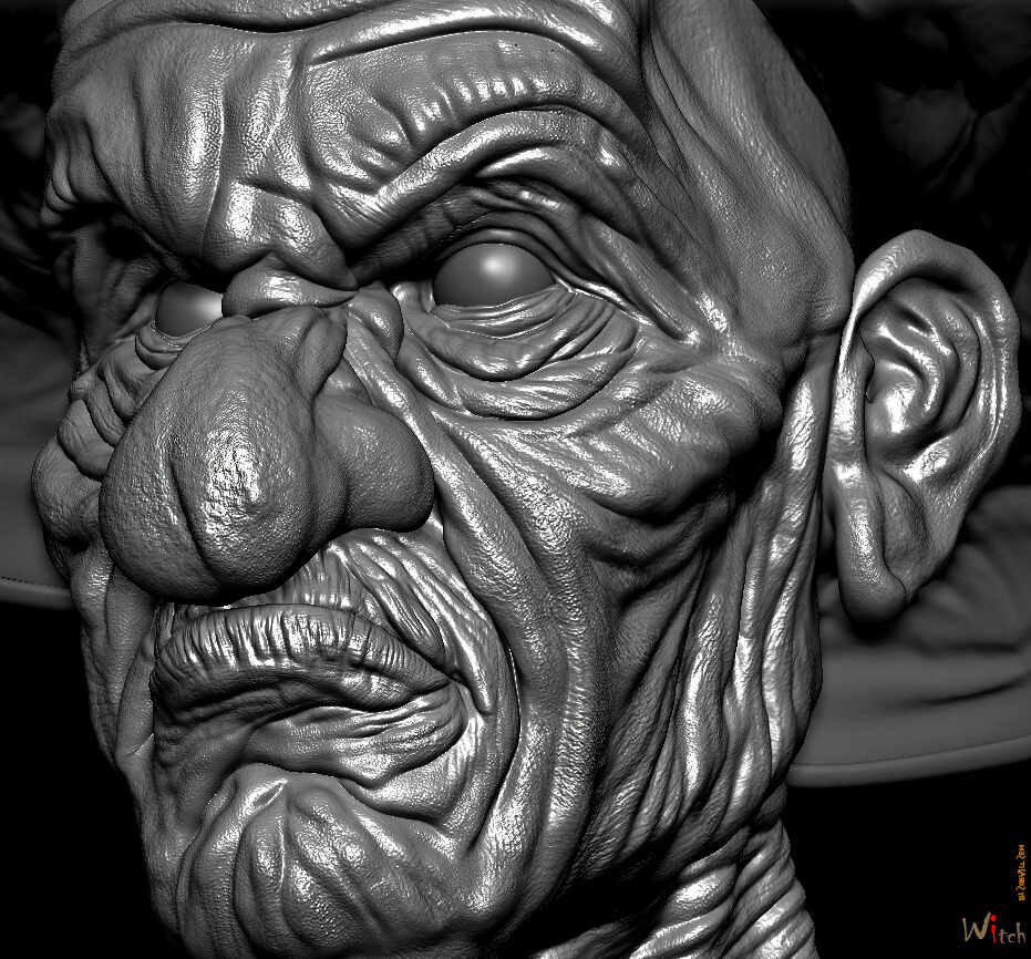 A10_Witch_Digital_Sculpture_SurajitSen_Nov2024_WIP8