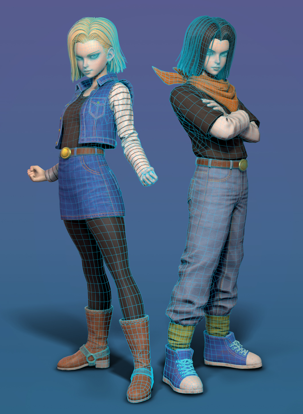 Android 18 & 17 - ZBrushCentral