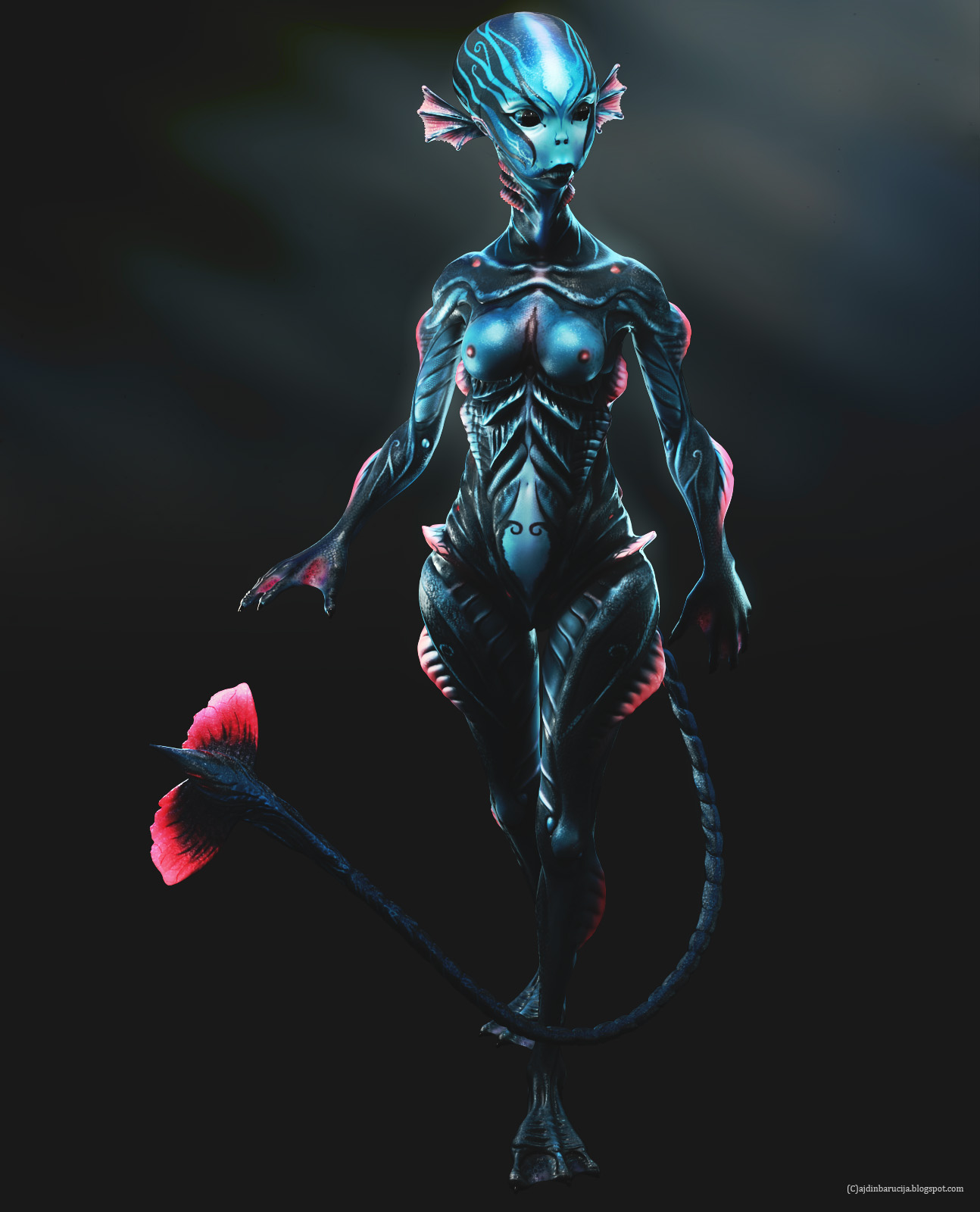 Topless Alien