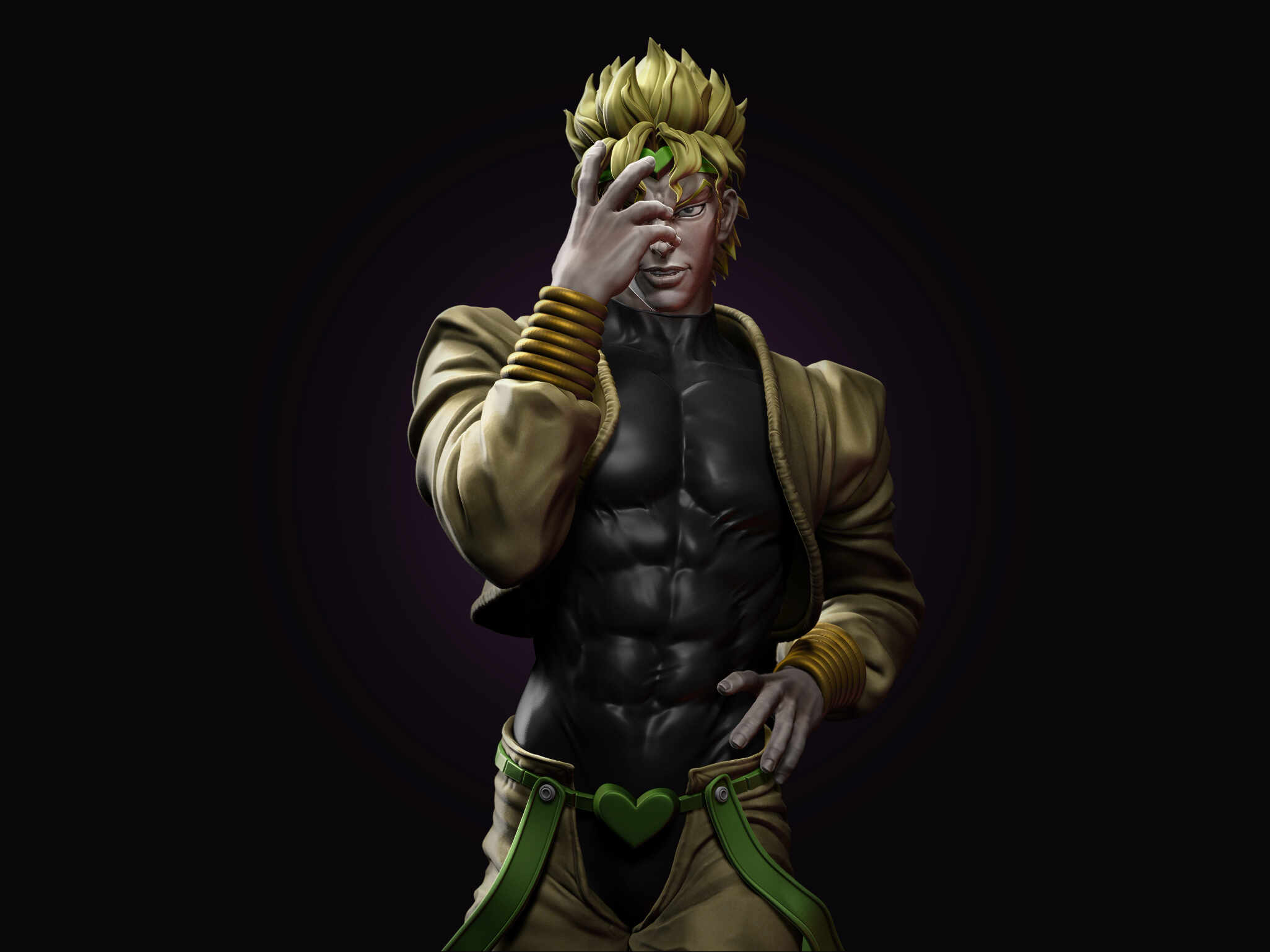 Dio Brando - fanart - ZBrushCentral