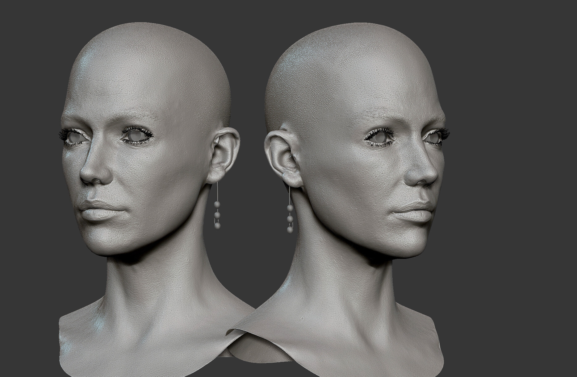 sculpting a posable face zbrush