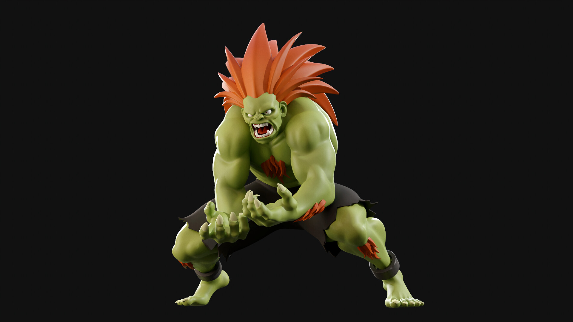 ArtStation - Blanka - Street Fighter Fan Art