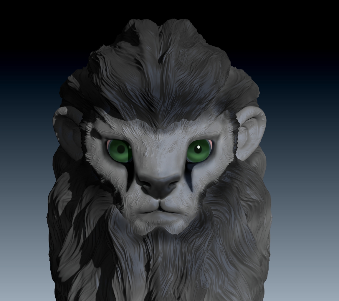 ZBrush LION RENDER