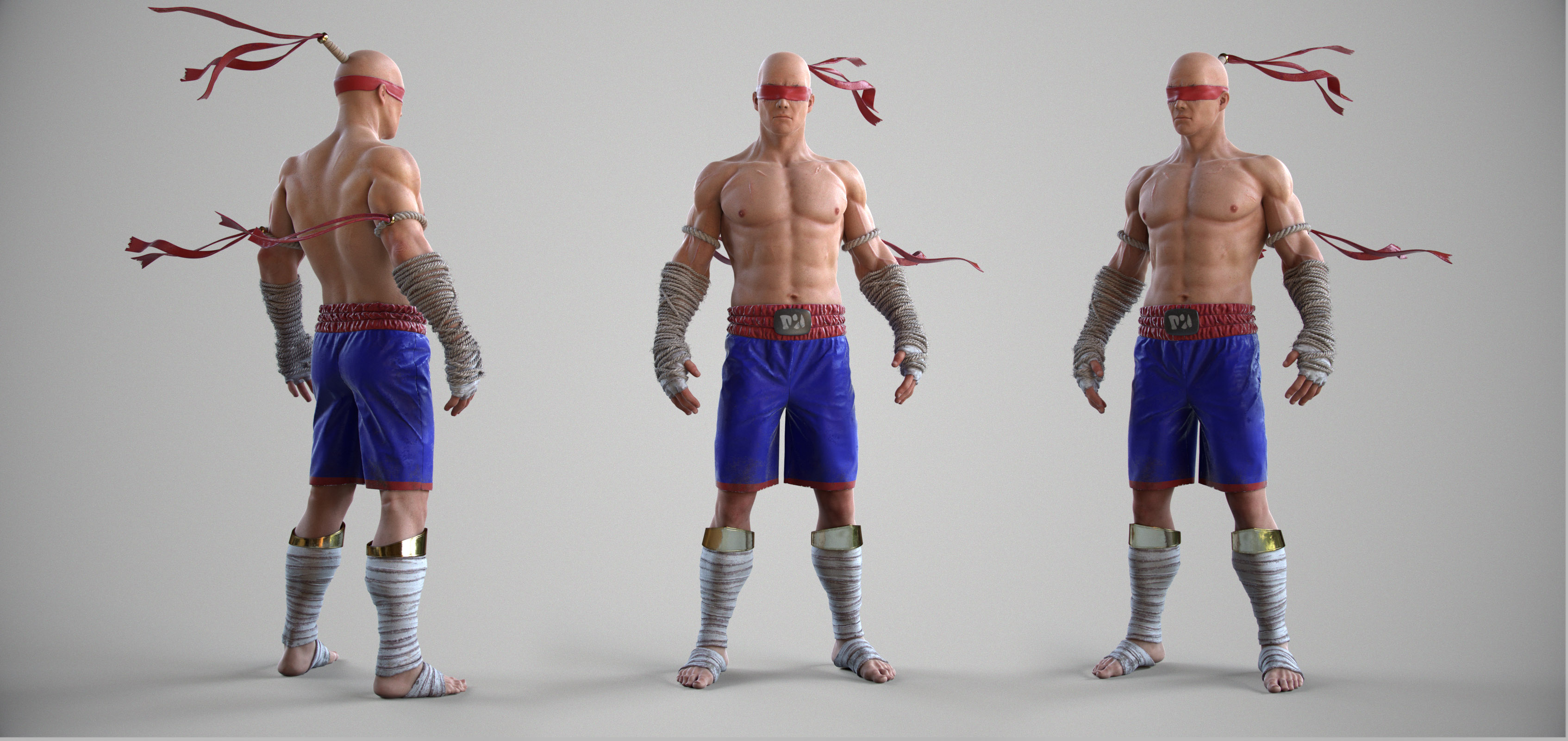 Lee Sin Muay Thai Fan Art - ZBrushCentral