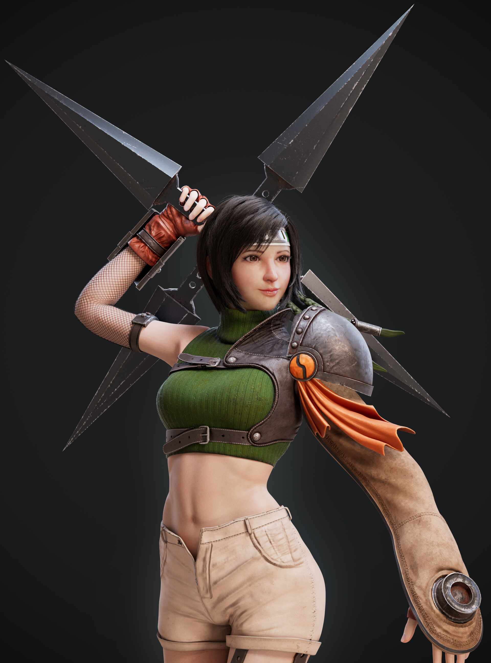 Yuffie Kisaragi Final Fantasy VII Fanart ZBrushCentral