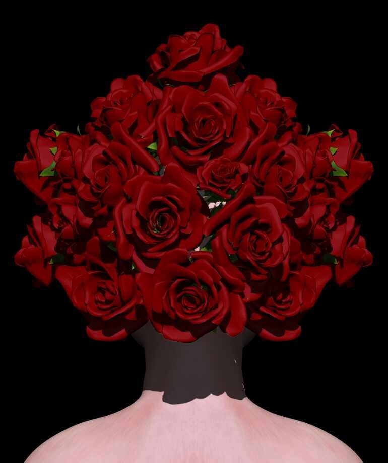Rose girl back