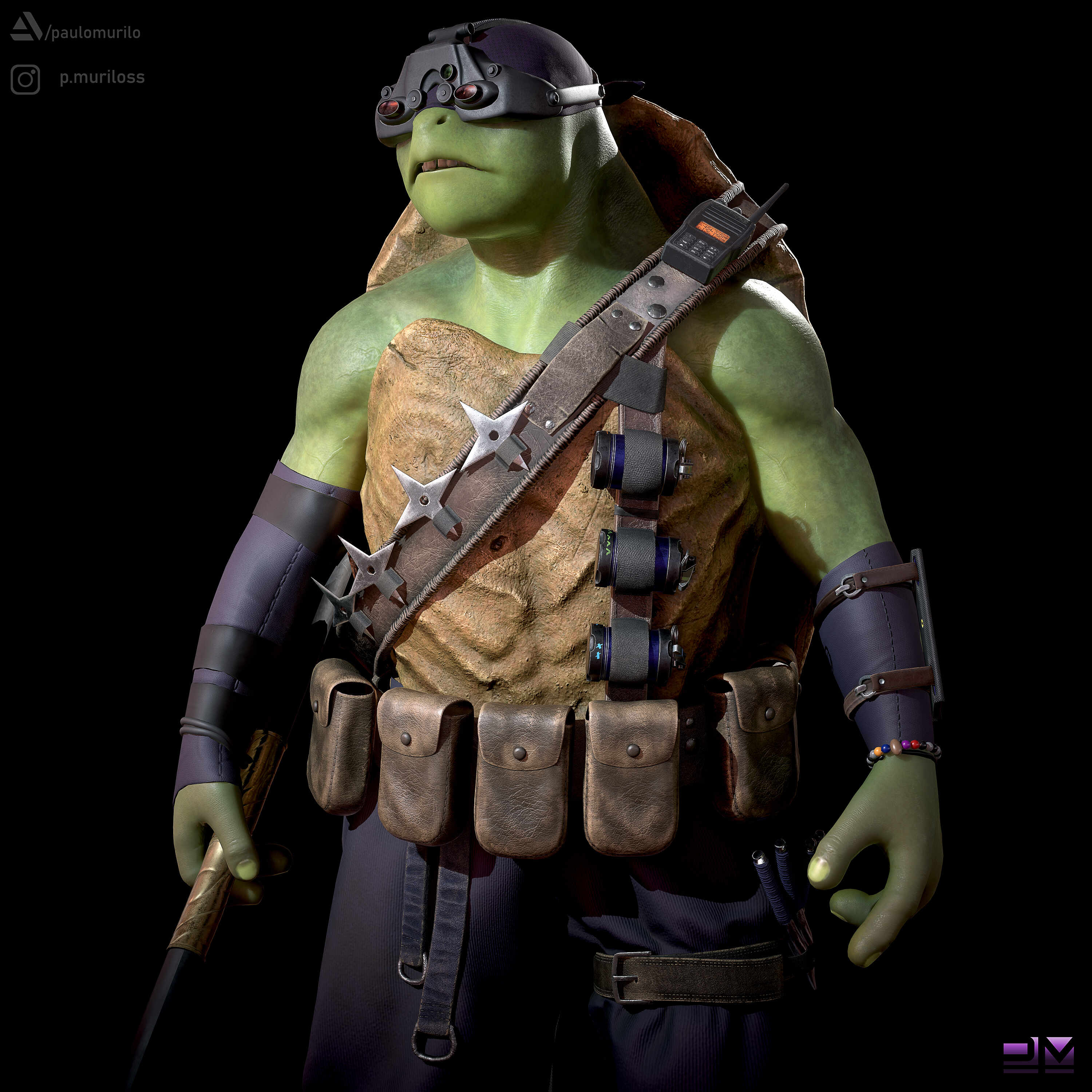 TMNT : DONATELLO : TEST FOOTAGE 