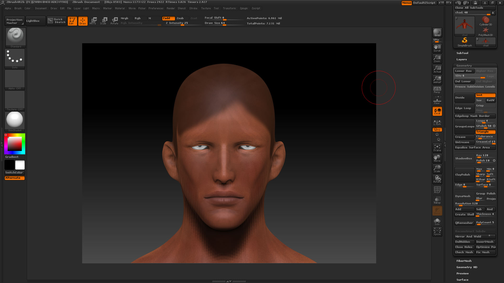 zbrush bpr render shadow