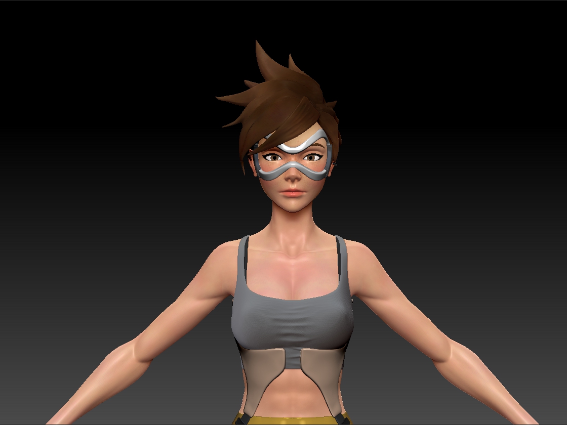 Tracer - Overwatch - ZBrushCentral