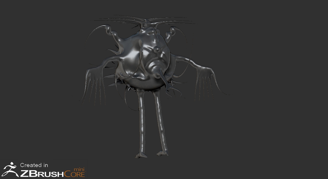 Dragon Blob w Feet back