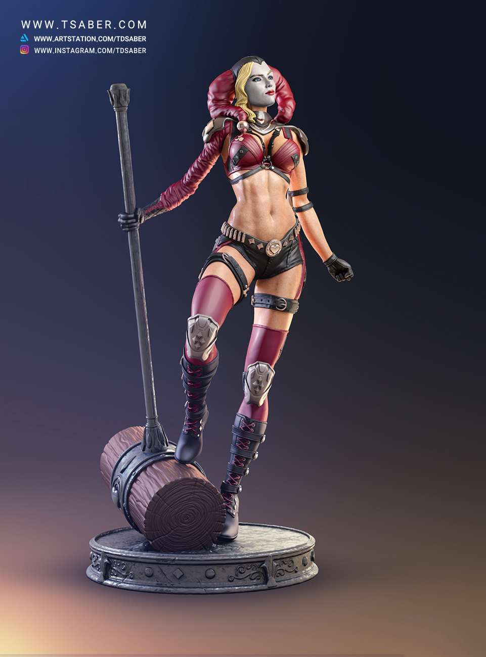 Harley%20Quinn%20Tsaber%2002%20Zbrushcentral