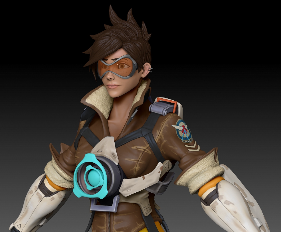 Overwatch Tracer Fan art Drawing, others, video Game, fictional Character,  widowmaker png