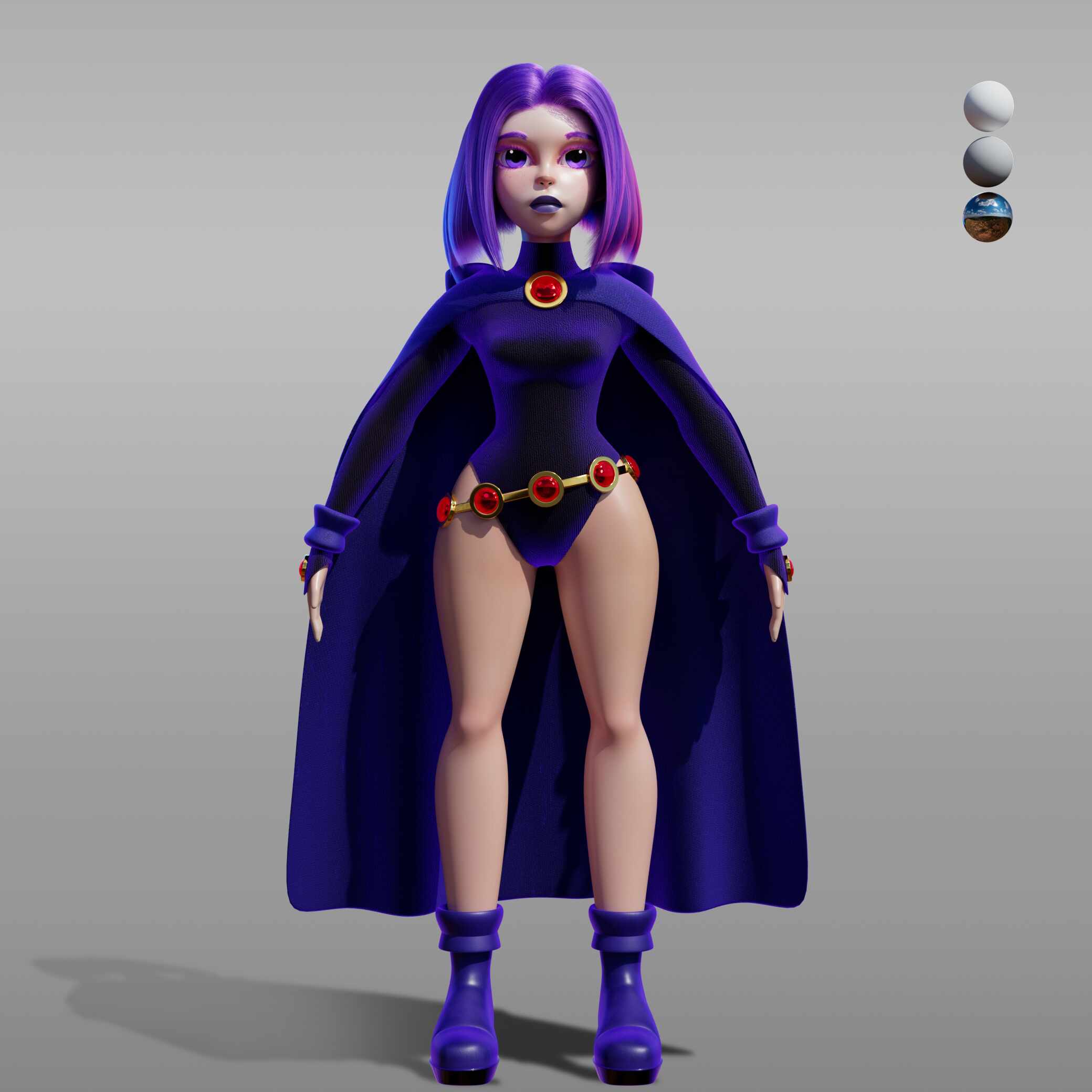 Teen titans Raven - Download Free 3D model by Gajk.Mv (@Gajk.Mv) [3a93d2a]