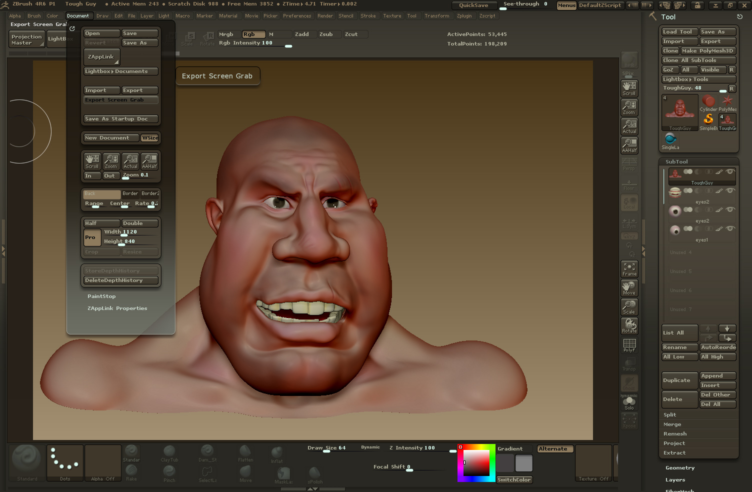 zbrush cant enter edit mode