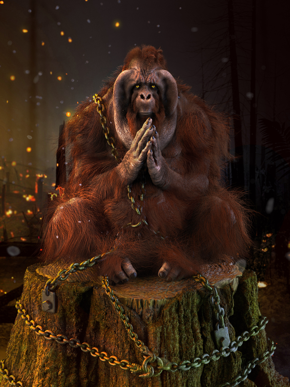 Endangered_Species_Bornean_orangutan