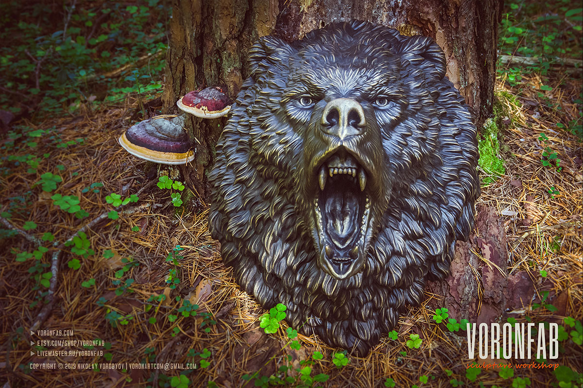 angry-roaring-bear-animal-head-sculpture-06