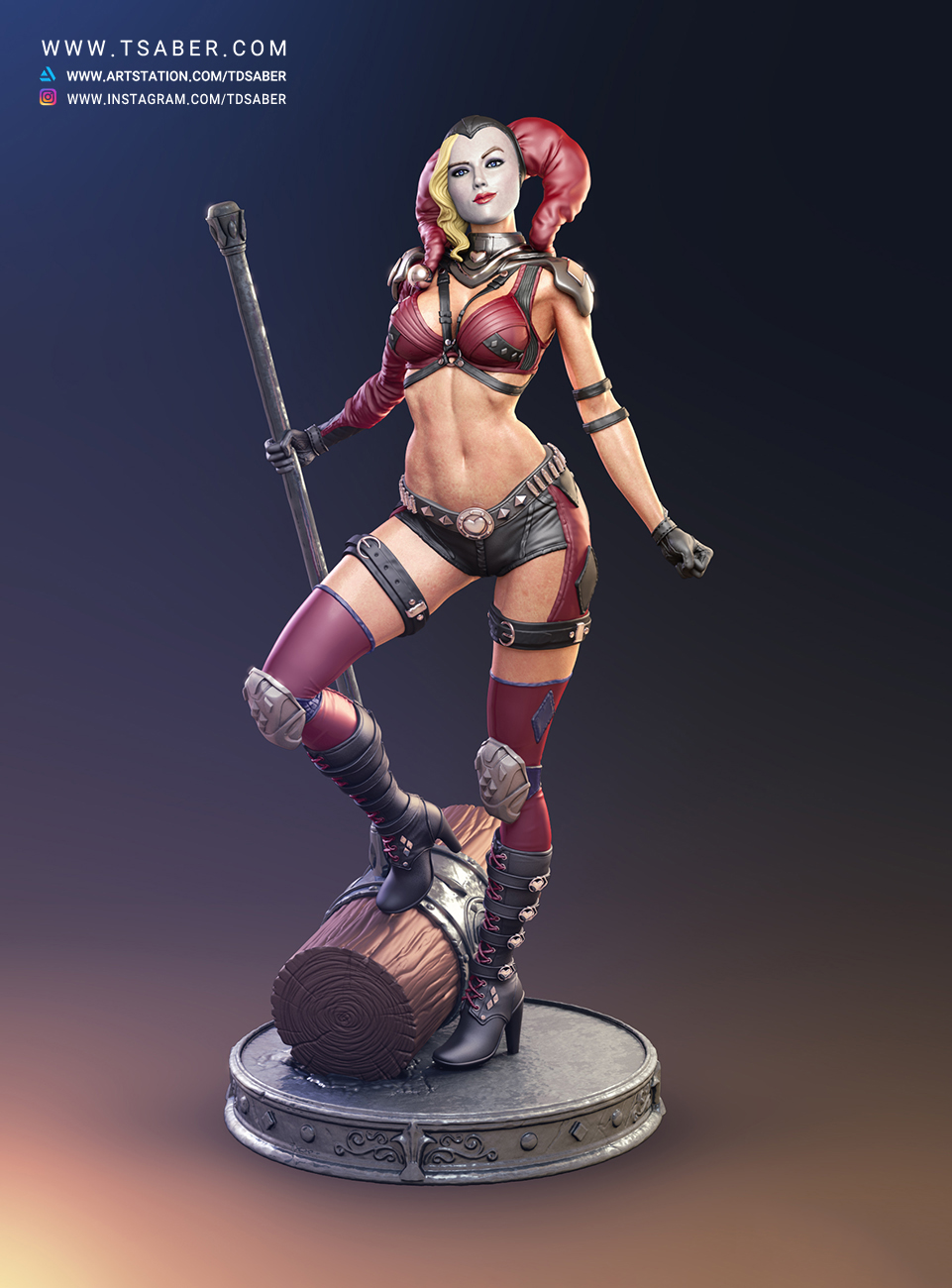 Harley%20Quinn%20Tsaber%2001%20Zbrushcentral