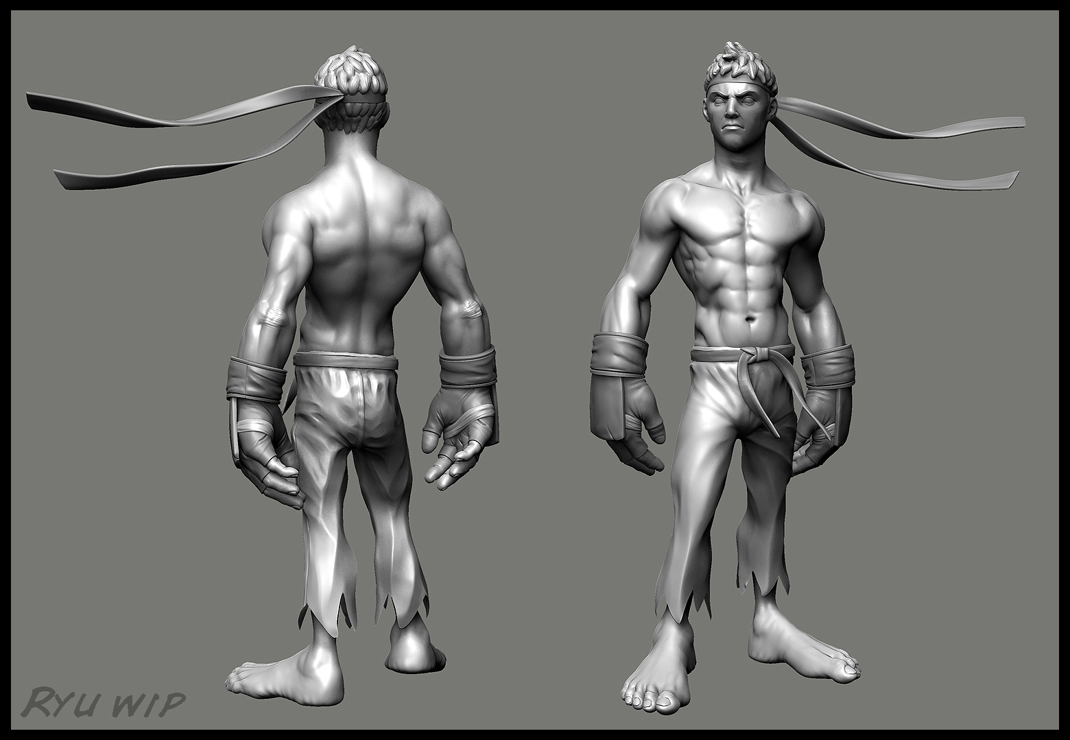 Ryu - Street Fighter - ZBrushCentral