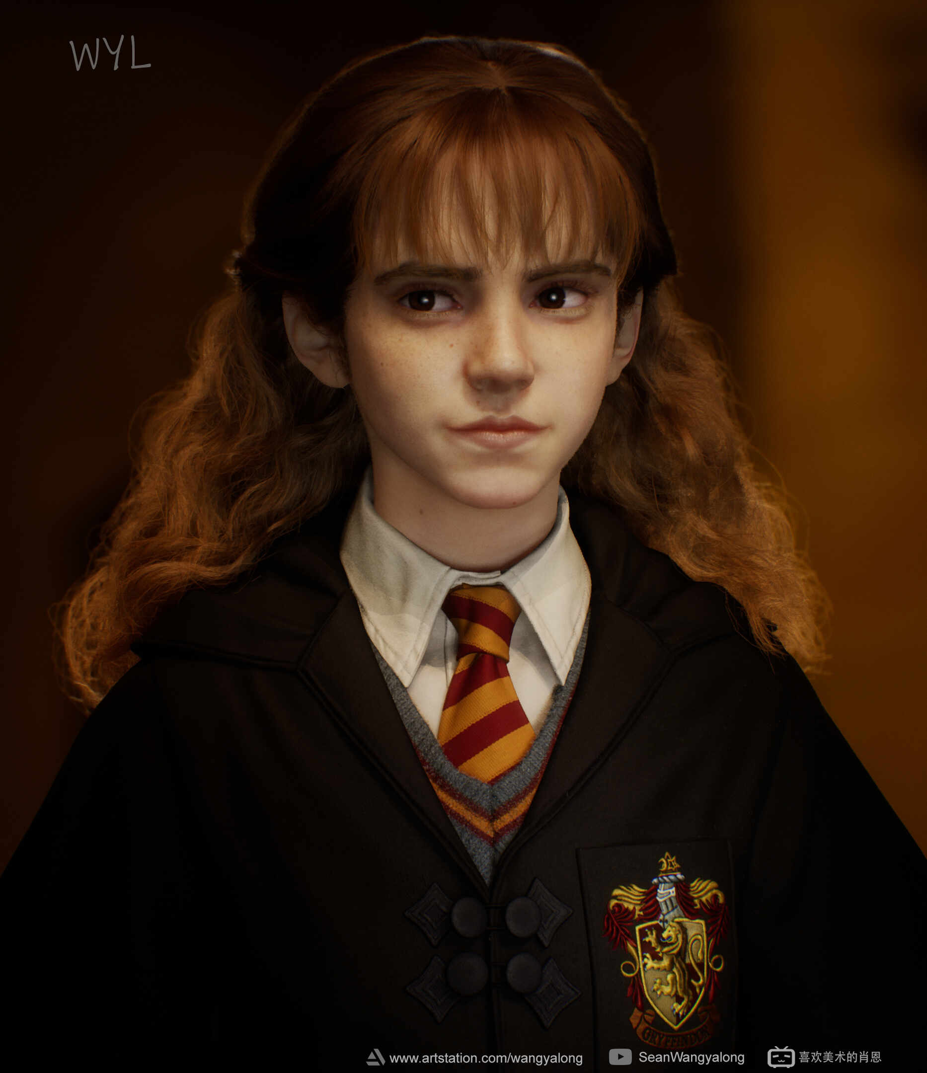 3D Young Hermione Granger - ZBrushCentral