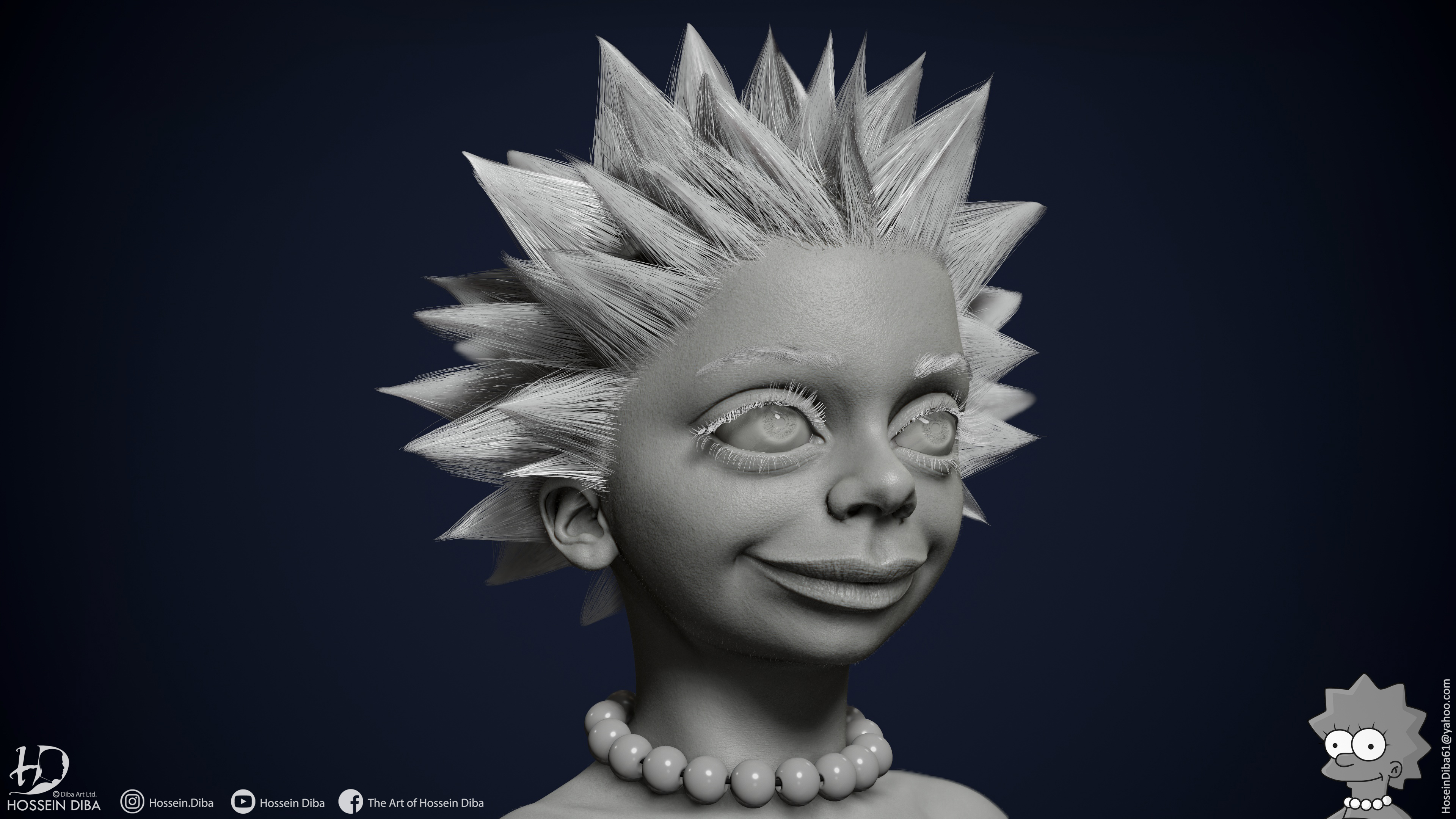 Hossein Diba - 3D Model of Rick and Morty(Real time)