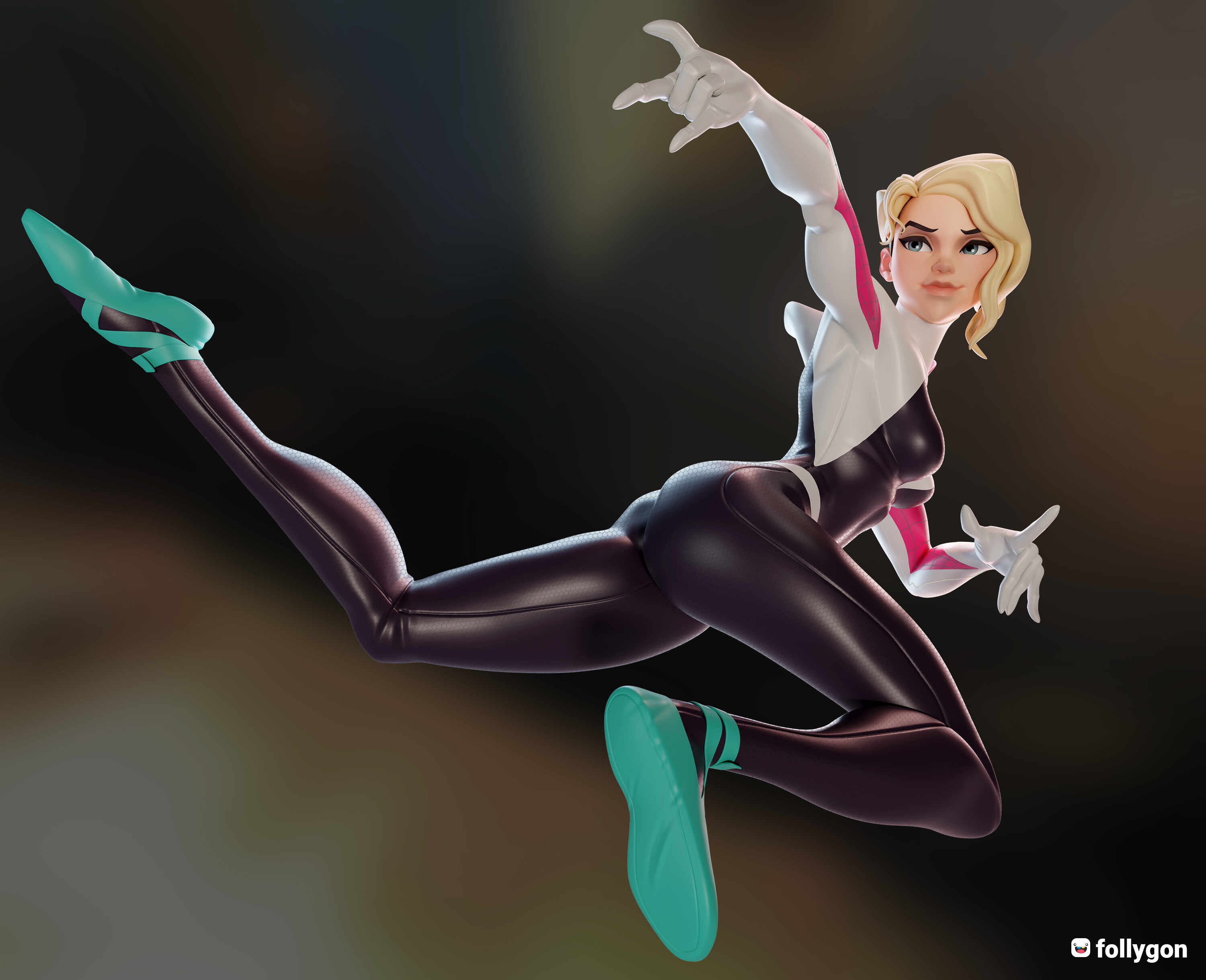 Sengoku Ghost Spider - Spider Gwen - ZBrushCentral
