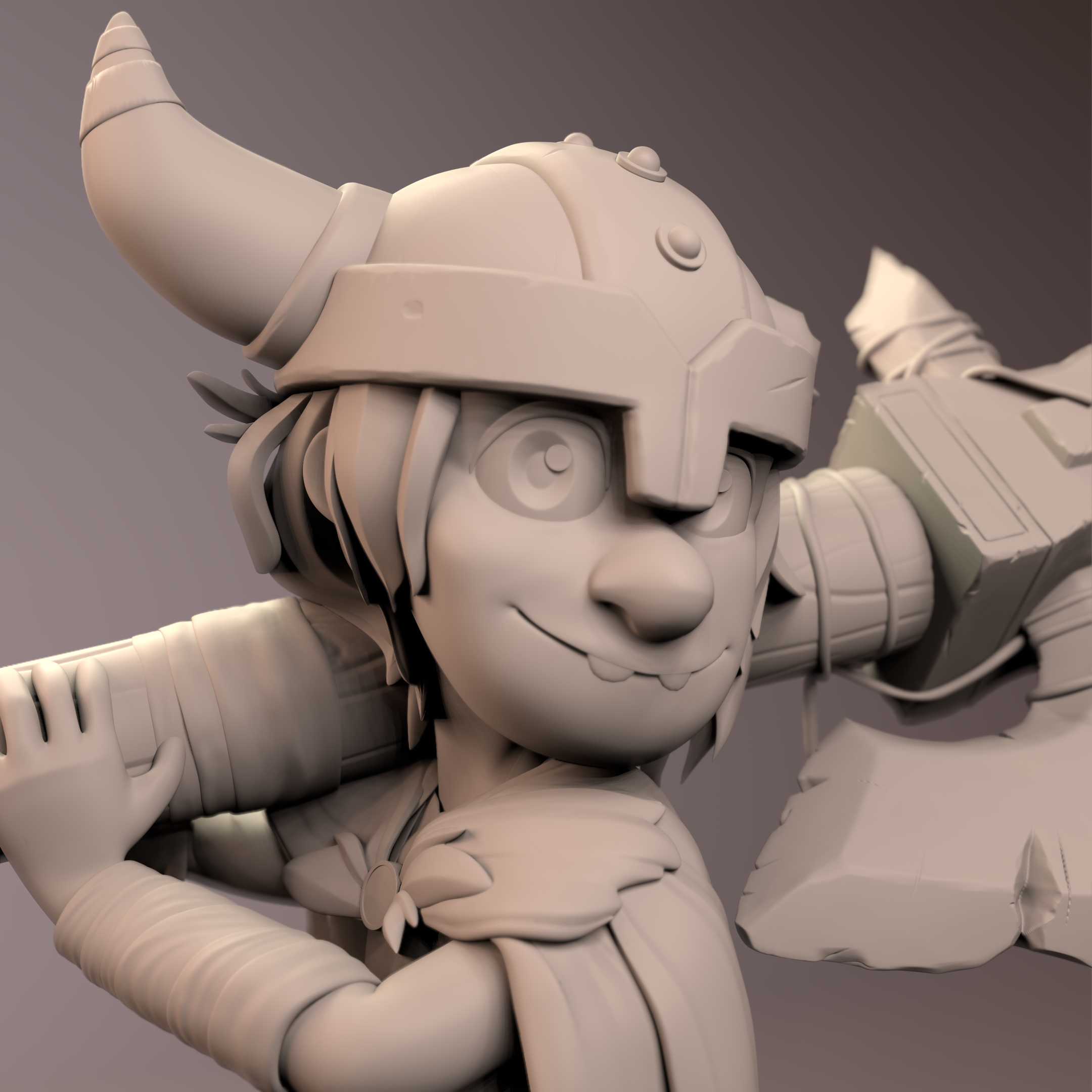 VikingKidClay4