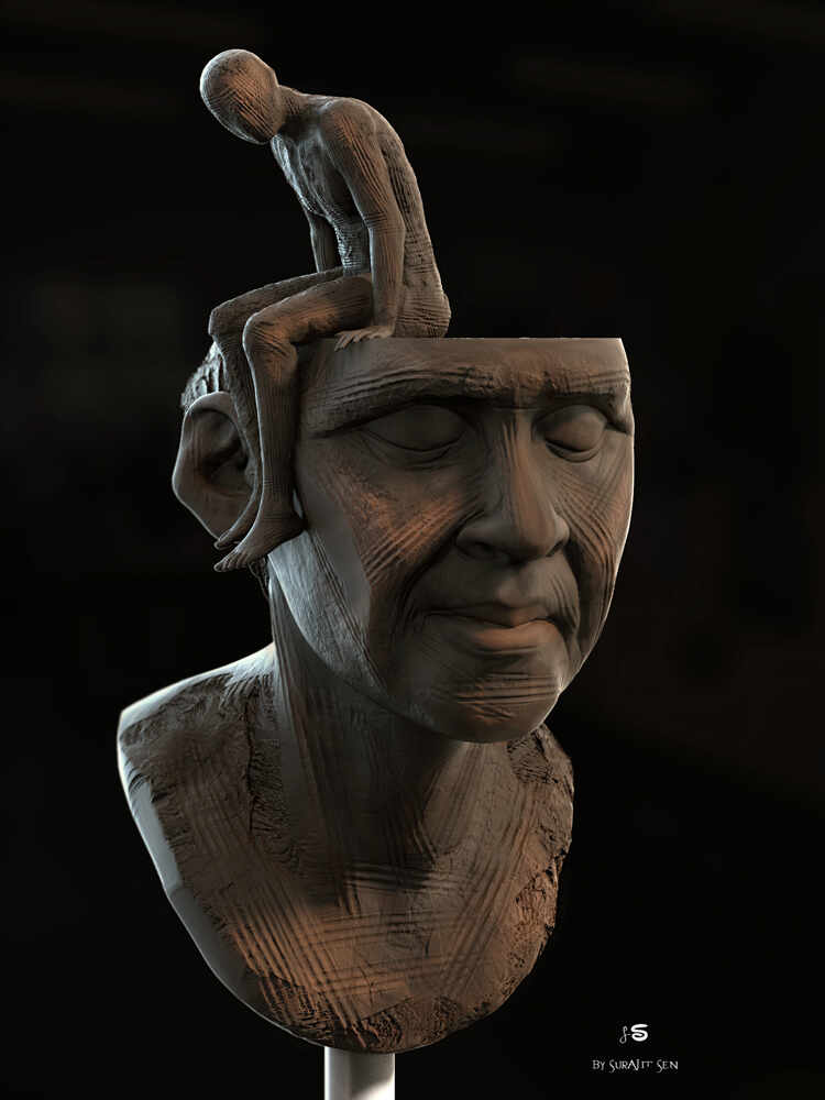 Thought_Digital_Sculpture_SurajitSen_Jul2021A_L