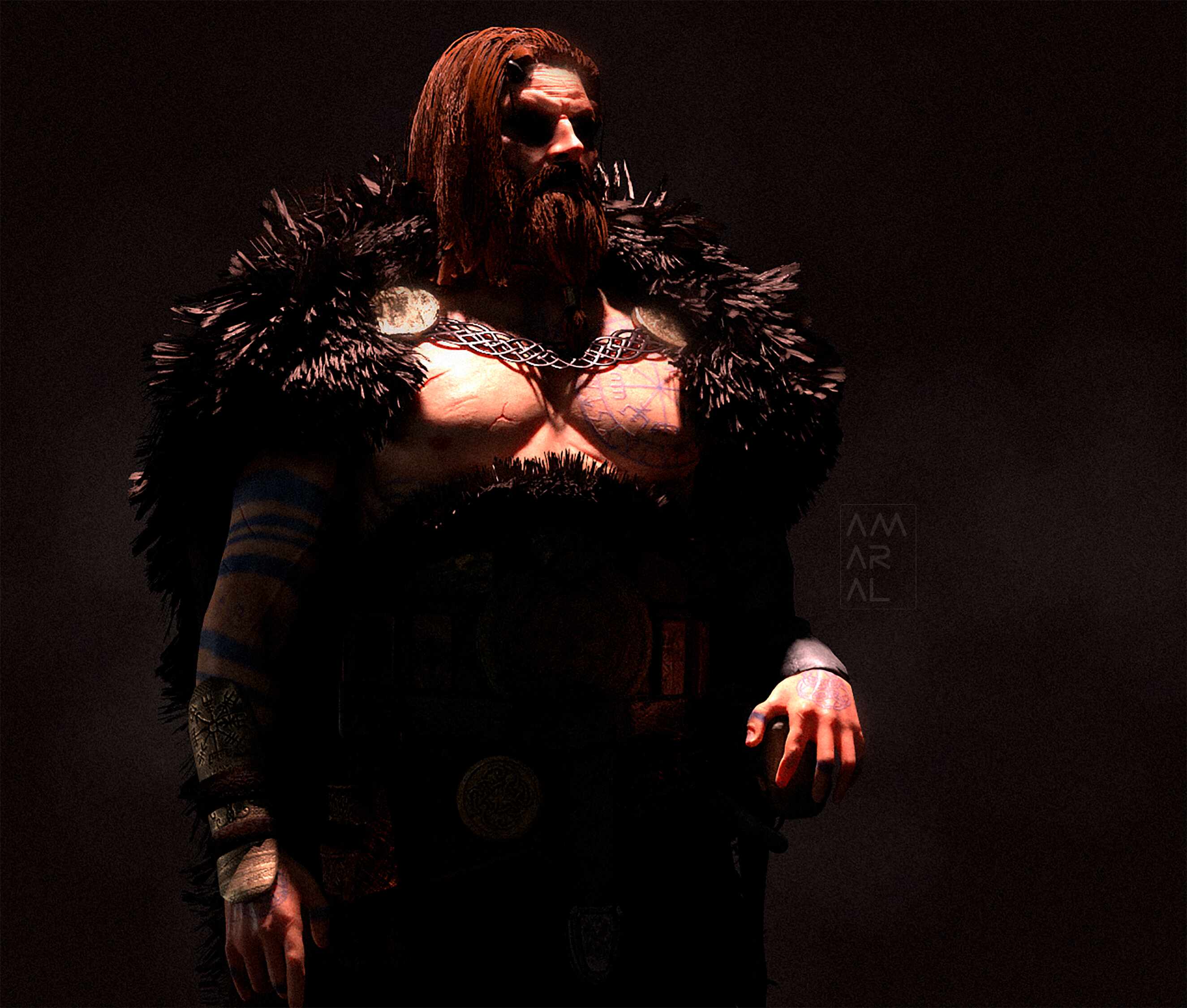 Thor - God of War Ragnarok by JohnHannon, Character Art, 3D