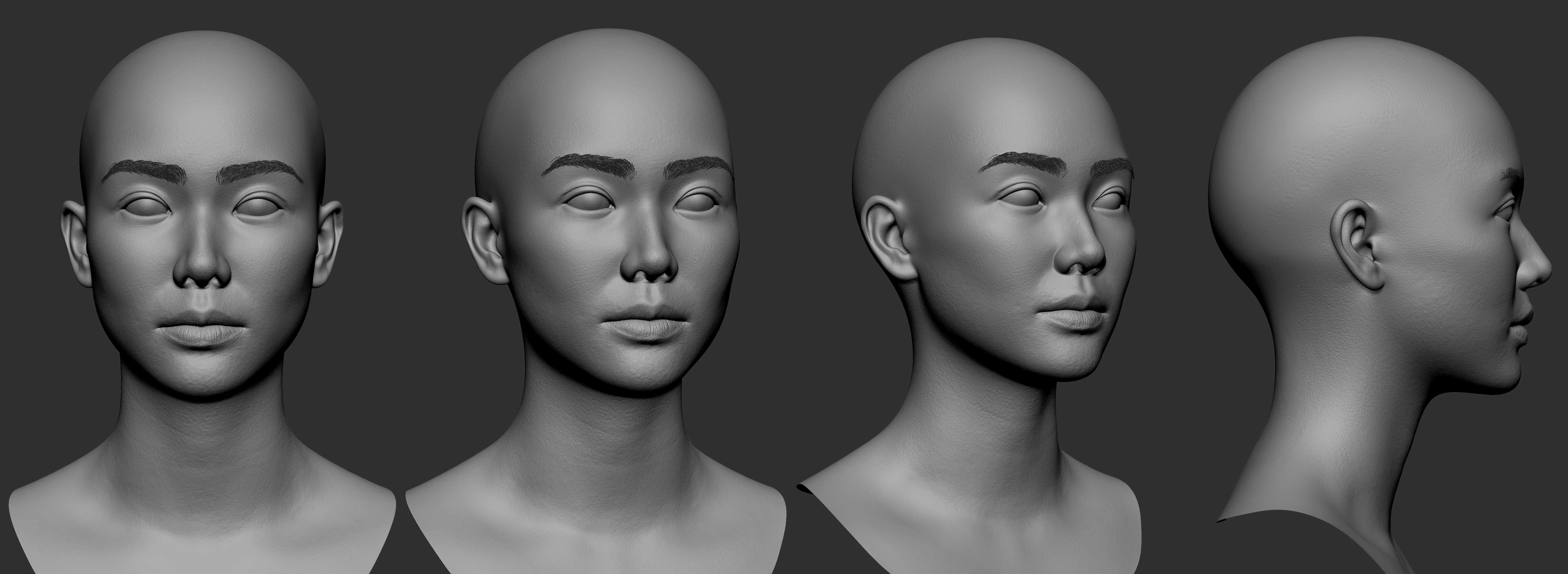 zbrush head modeling