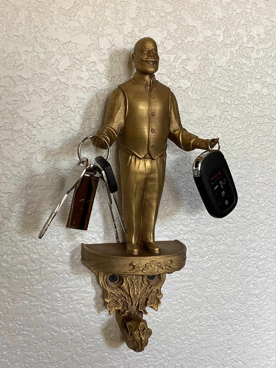 Fancy Houseman Wall Sculpture - 4