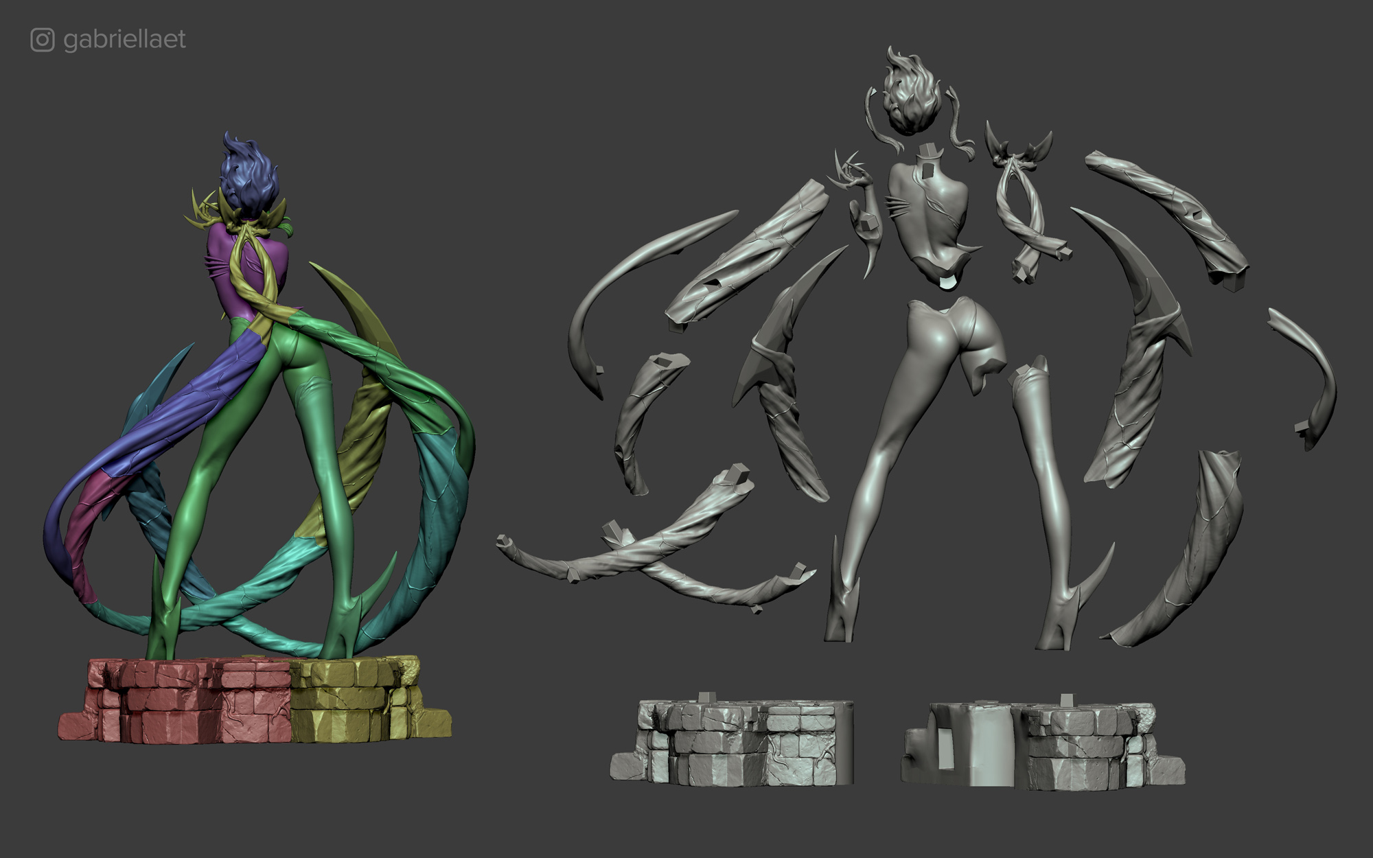 Evelynn Fan Art (League of Legends) - Polycount Forum