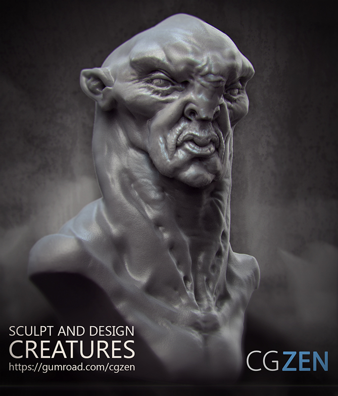 digital tutors sculpting mutated creatures in zbrush