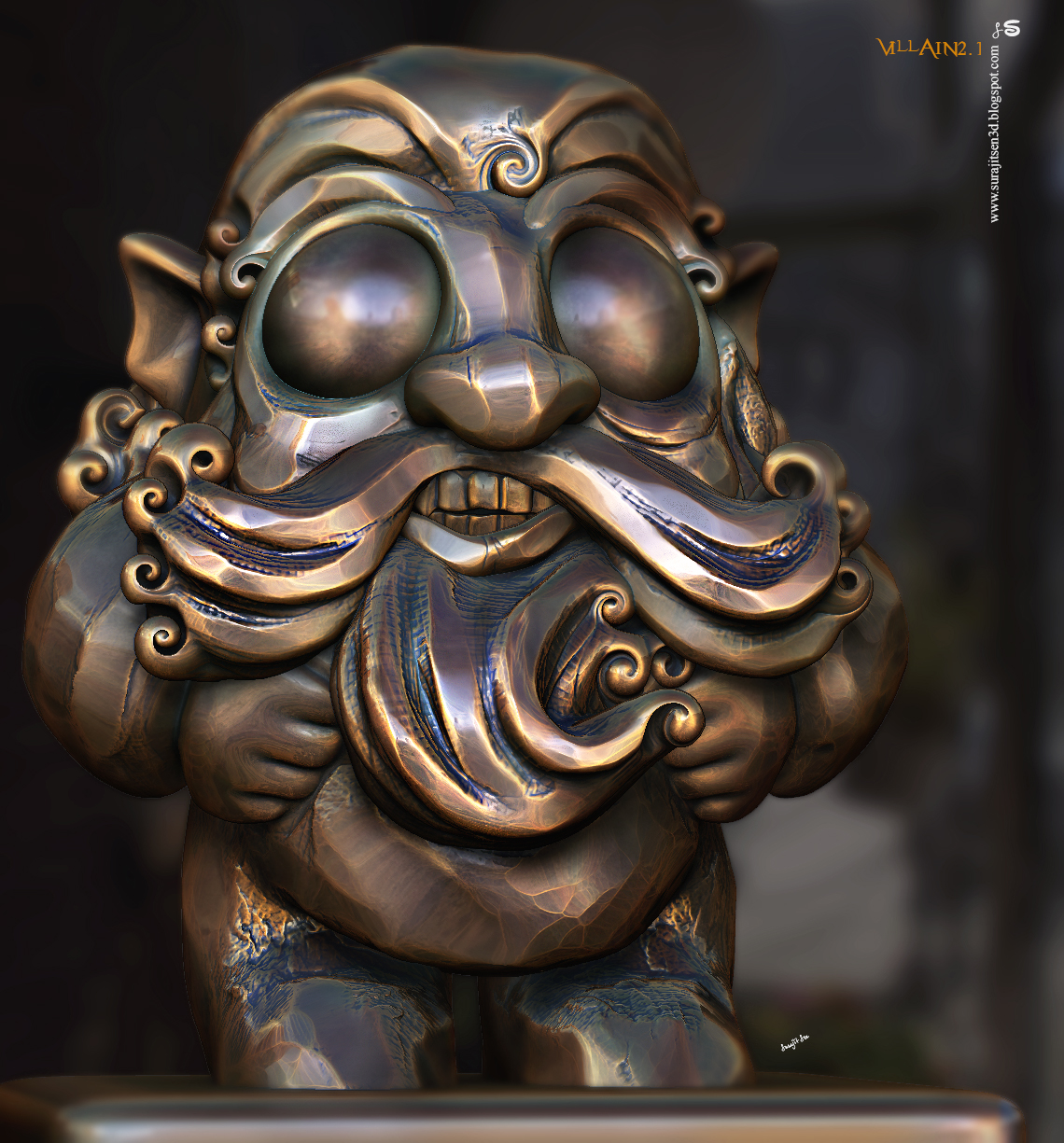 Villain2.1_Digital_Sculpture_SurajitSen_Oct2020A