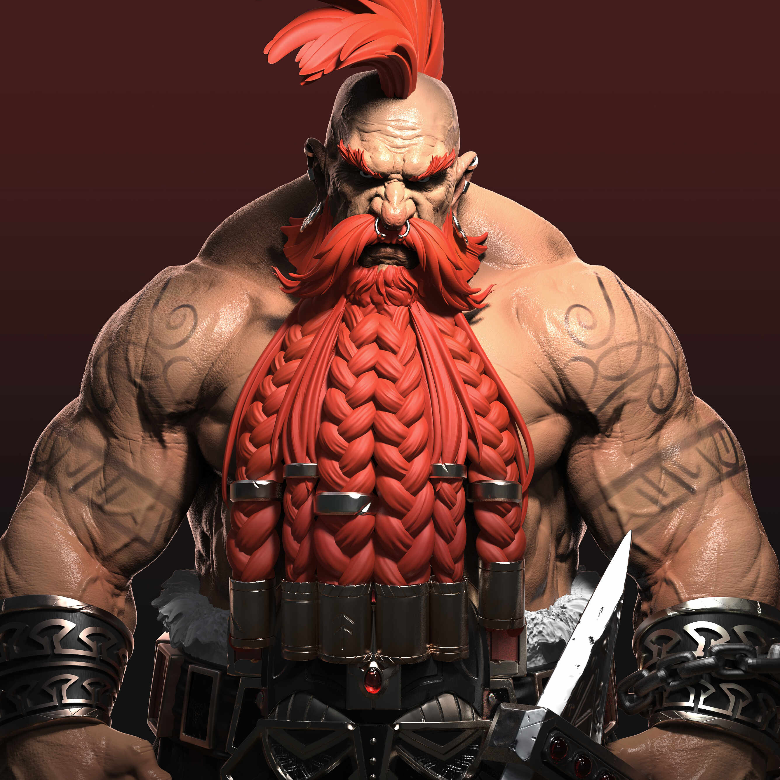 Dwarfwarrior Zbrushcentral