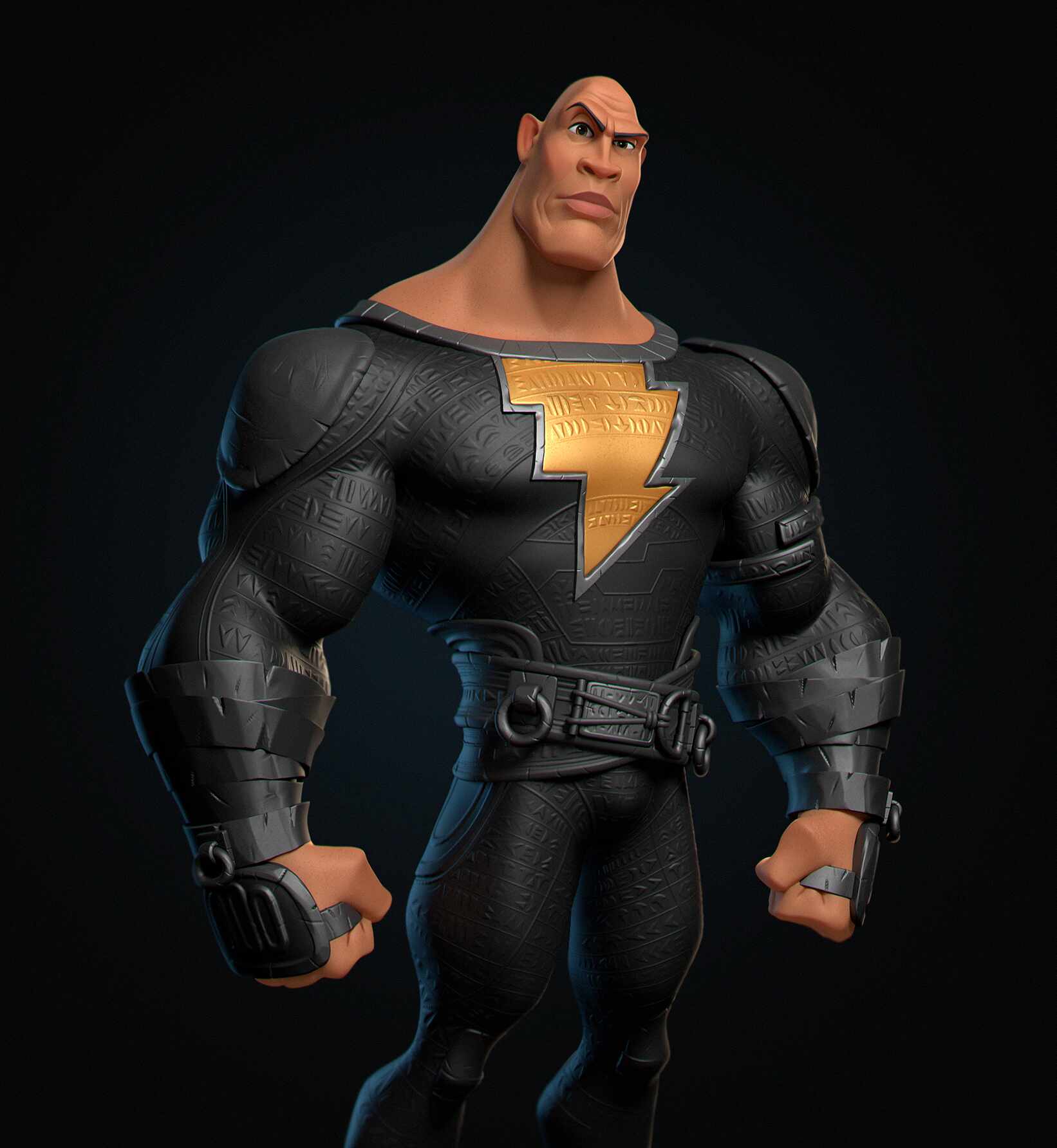 Fan Art]DC's Black Adam(2022) in the style of Marvel Studios' Thor (2011).  A fun poster swap experiment. : r/DCcomics