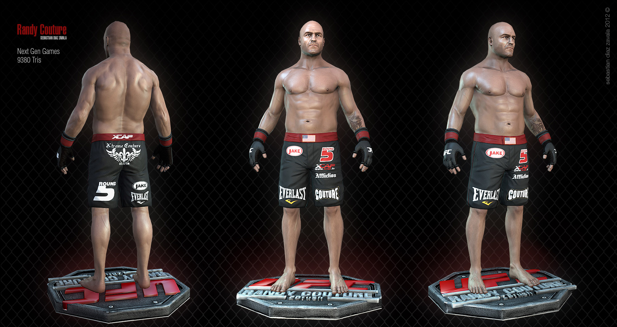 UFC Fighter Figurine Portfolio Piece - ZBrushCentral