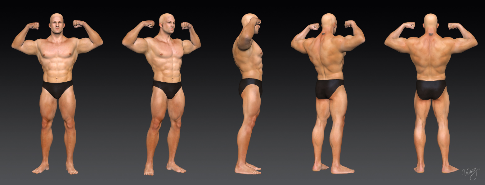 Steve zbrush views_color.jpg